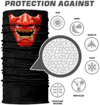 Braga Cuello Tubular Pañuelo para adultos Cara Roja Red Skull Marvel Comics DC Comics Superheroe Villano