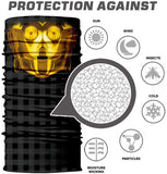 Braga Cuello Tubular para adultos Robot Personaje C3PO Star Wars la guerra de las galaxias Luke Skywalker