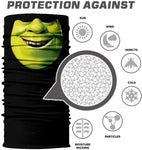 Braga Cuello Tubular para adultos Shrek Troll Verde