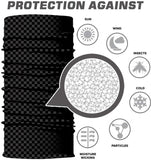 Braga Cuello Tubular Pañuelo para adultos Estampado Cuadros Estampado Cuadrados