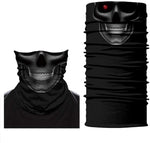 Braga Cuello Tubular para adultos Skull Terminator Skeleton Calavera Terminator Robot Feliz Dia de Los Muertos Mexico Disfraz Halloween Máscara Cara Ski Snowboard Buff Deporte 