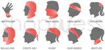 Braga Cuello Tubular Pañuelo para adultos Personaje Anger Personaje Dos Caras Comics