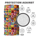 Braga Cuello Tubular Pañuelo para adultos Estampado Corazón Hearts Dia de San Valentín Valentine's Day