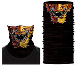 Braga Cuello Tubular para adultos Samurai Ninja China Asia Dragón