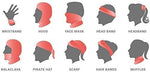 Braga Cuello Tubular para adultos Lobo Salvaje Alfa Male Teen Wolf