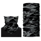 Braga Cuello Tubular Pañuelo para adultos Camuflaje Gris