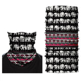 Braga Cuello Tubular para adultos decoración dibujos elefantes animales