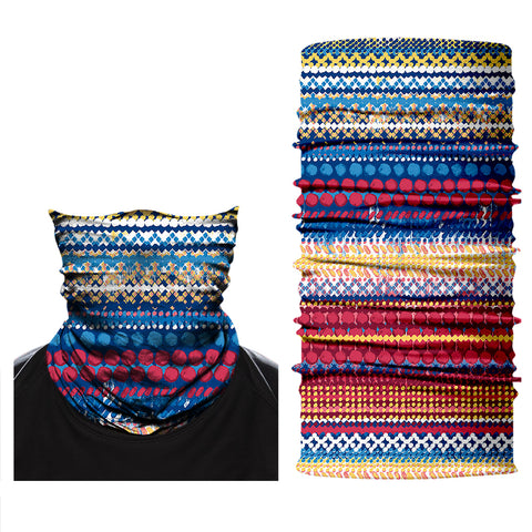 Braga Cuello Tubular para adultos Estampado Colores Étnico Vietman India Thailandia