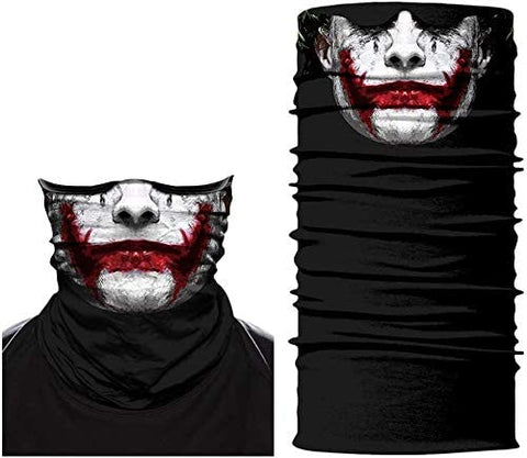 Braga Cuello Tubular para niños Joker Batman Villano Superheroe DC Comics Payaso Fiesta Halloween Disfraz 
